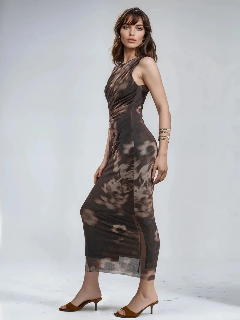 Busem BUSEM Patterned Midi Dress